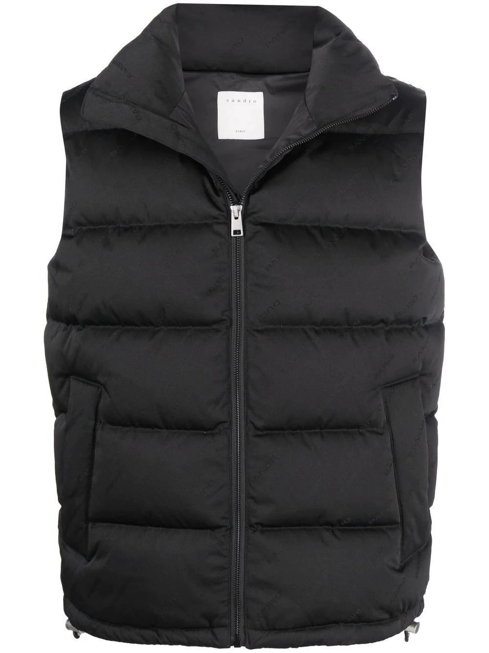 sleeveless padded vest - 1