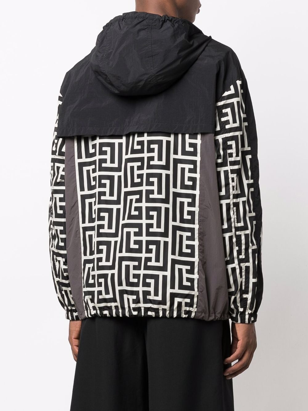 signature geometric-print jacket - 4