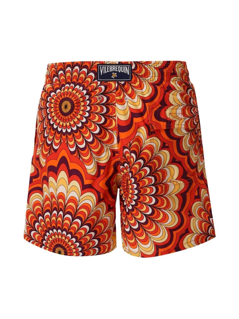 abstract-pattern print swim shorts - 2