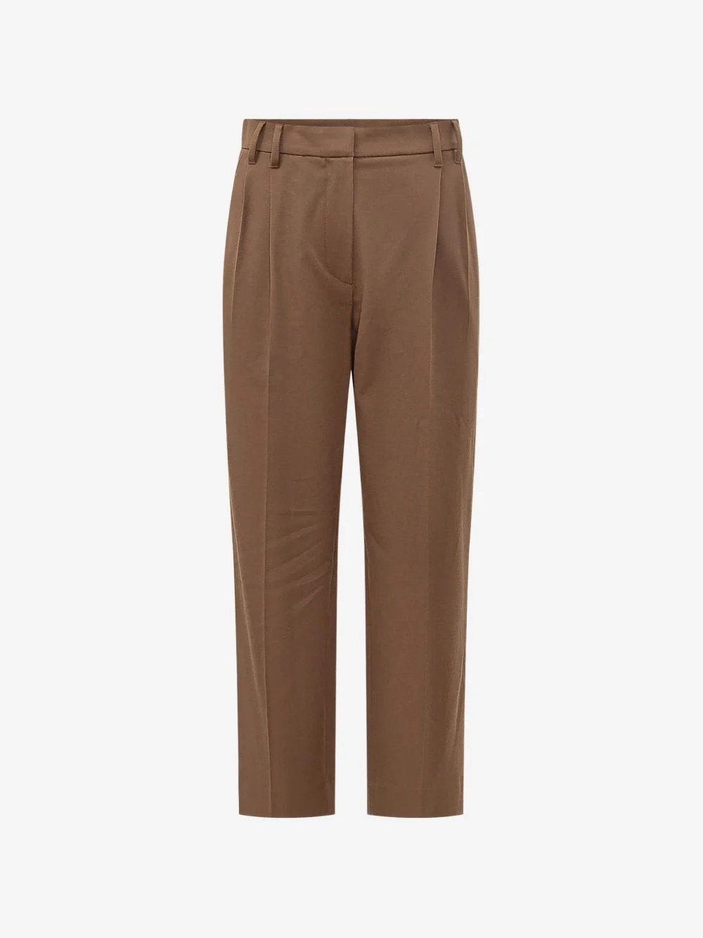 pleated tapered trousers - 1