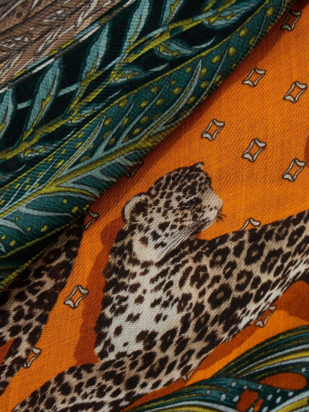 Ferragamo Women Printed Cashmere Stole - 4