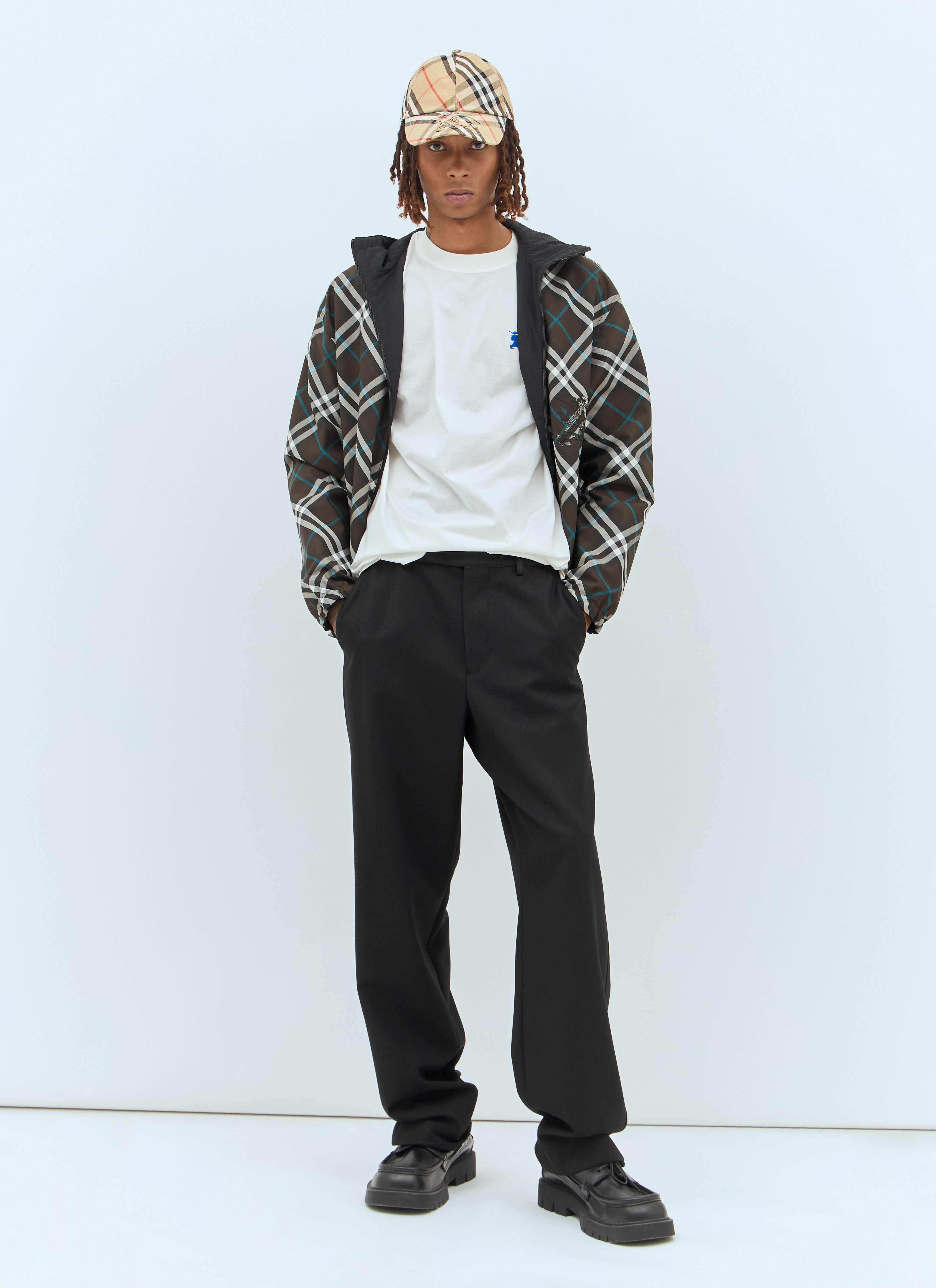 Burberry Men Logo Embroidery T-Shirt - 2