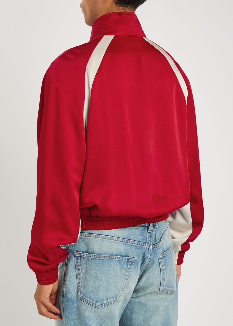 Saint Laurent Satin-crepe Track Jacket - 3