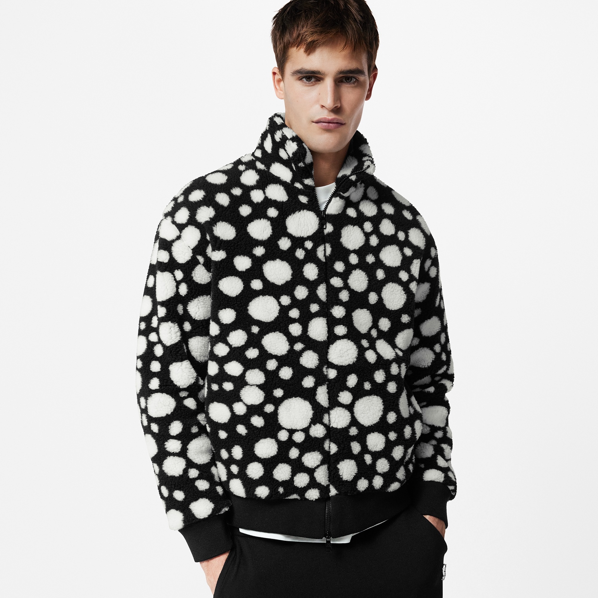Louis Vuitton LV x YK Infinity Dots Fleece Blouson | REVERSIBLE