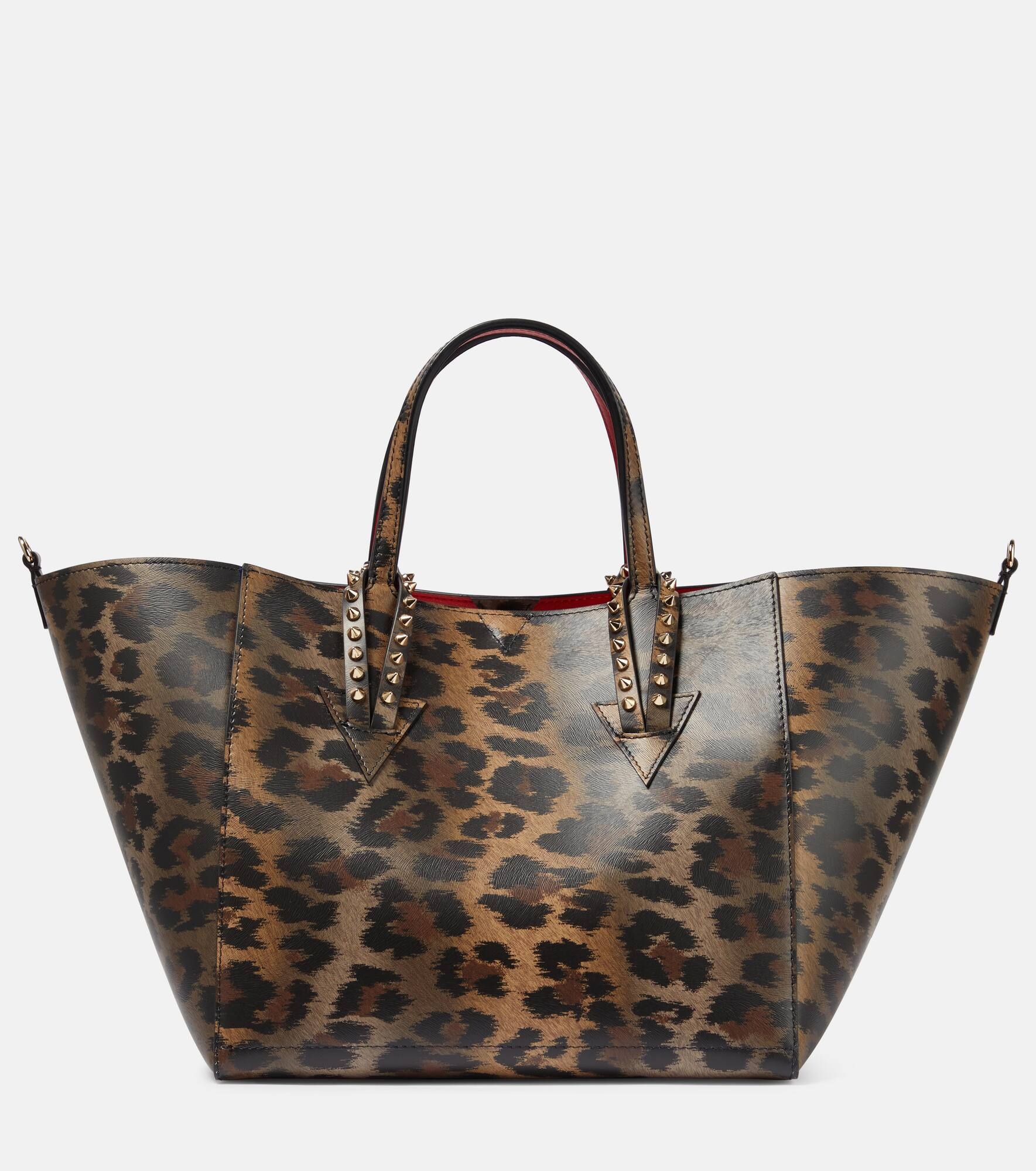 Cabachic Small leopard-print tote bag - 1