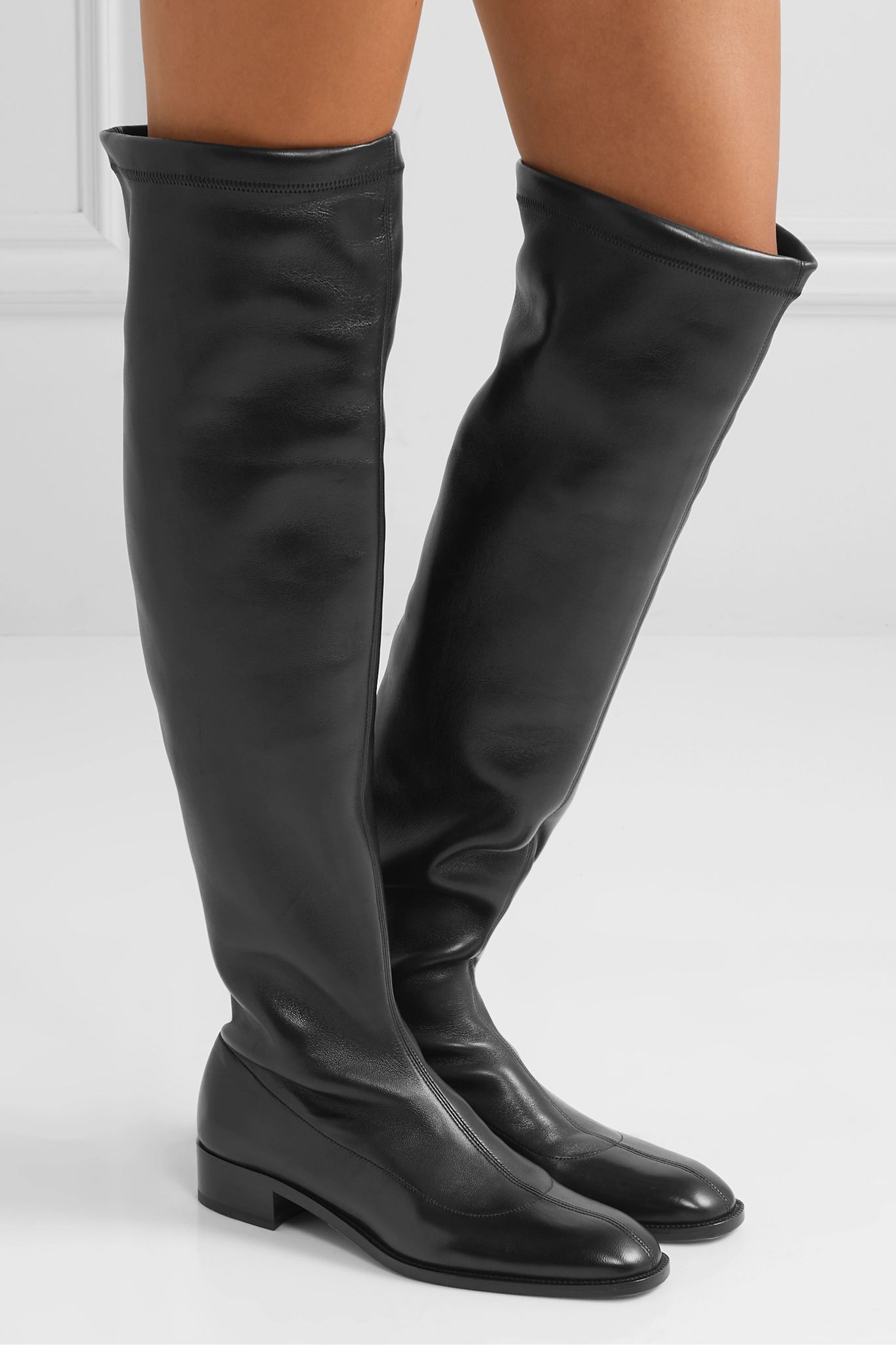 Theophila 30 stretch-leather over-the-knee boots - 2