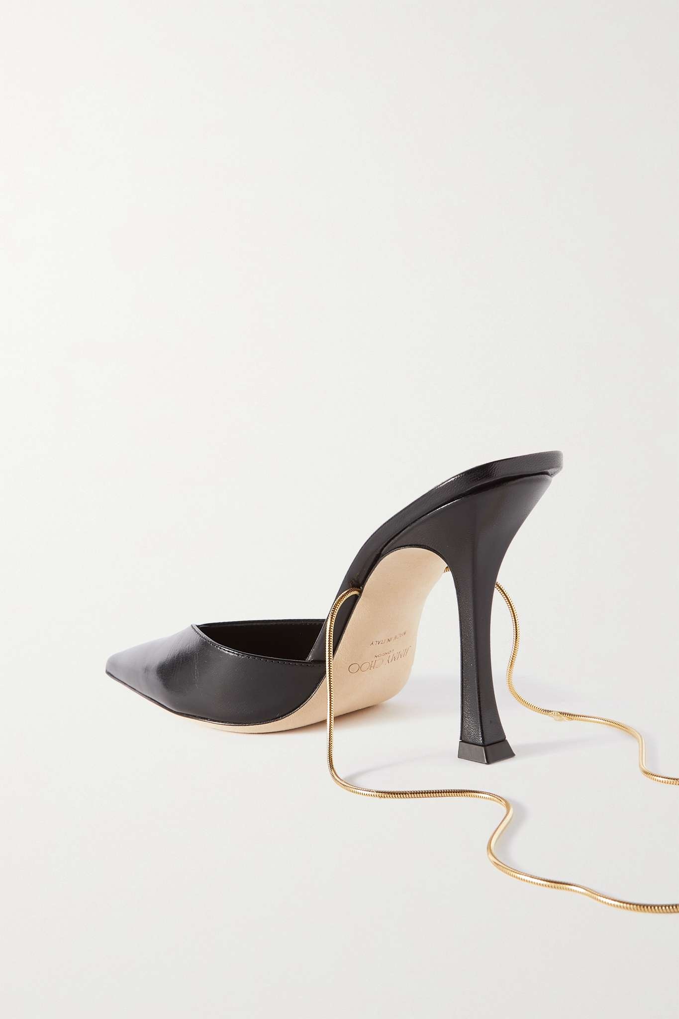 + Mugler embellished leather pumps - 3