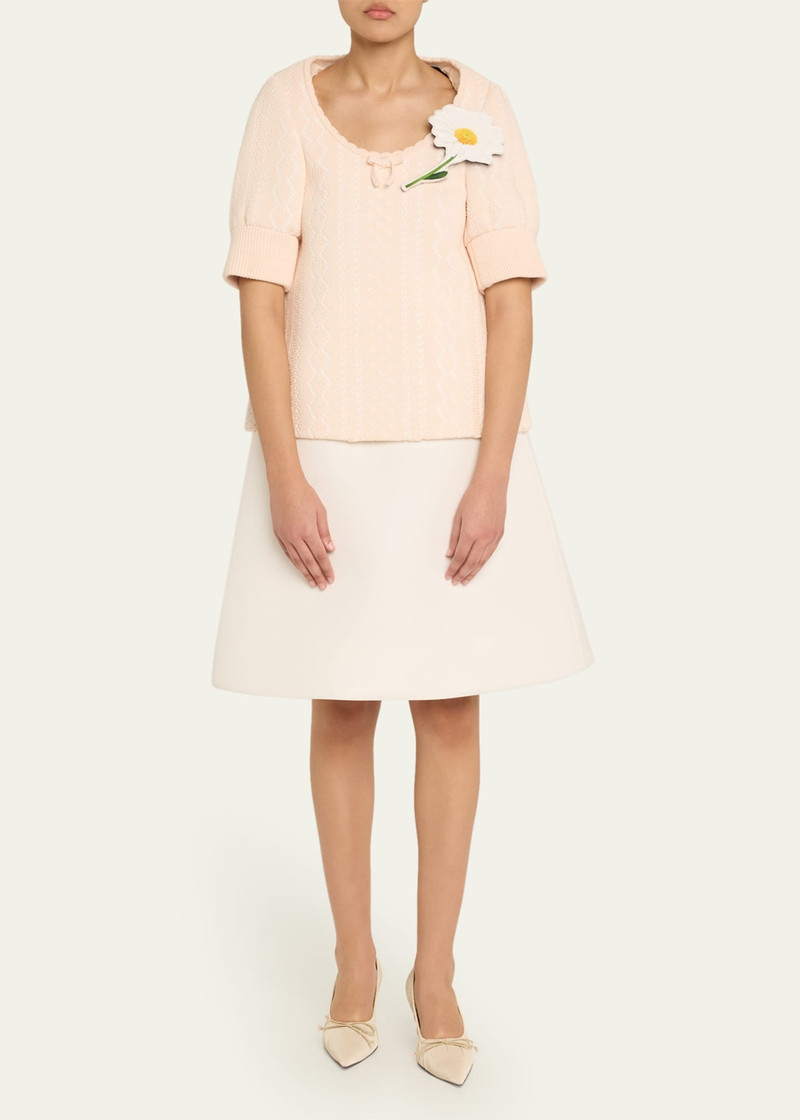 Marc Jacobs Floral Brooch Oversized Top outlook