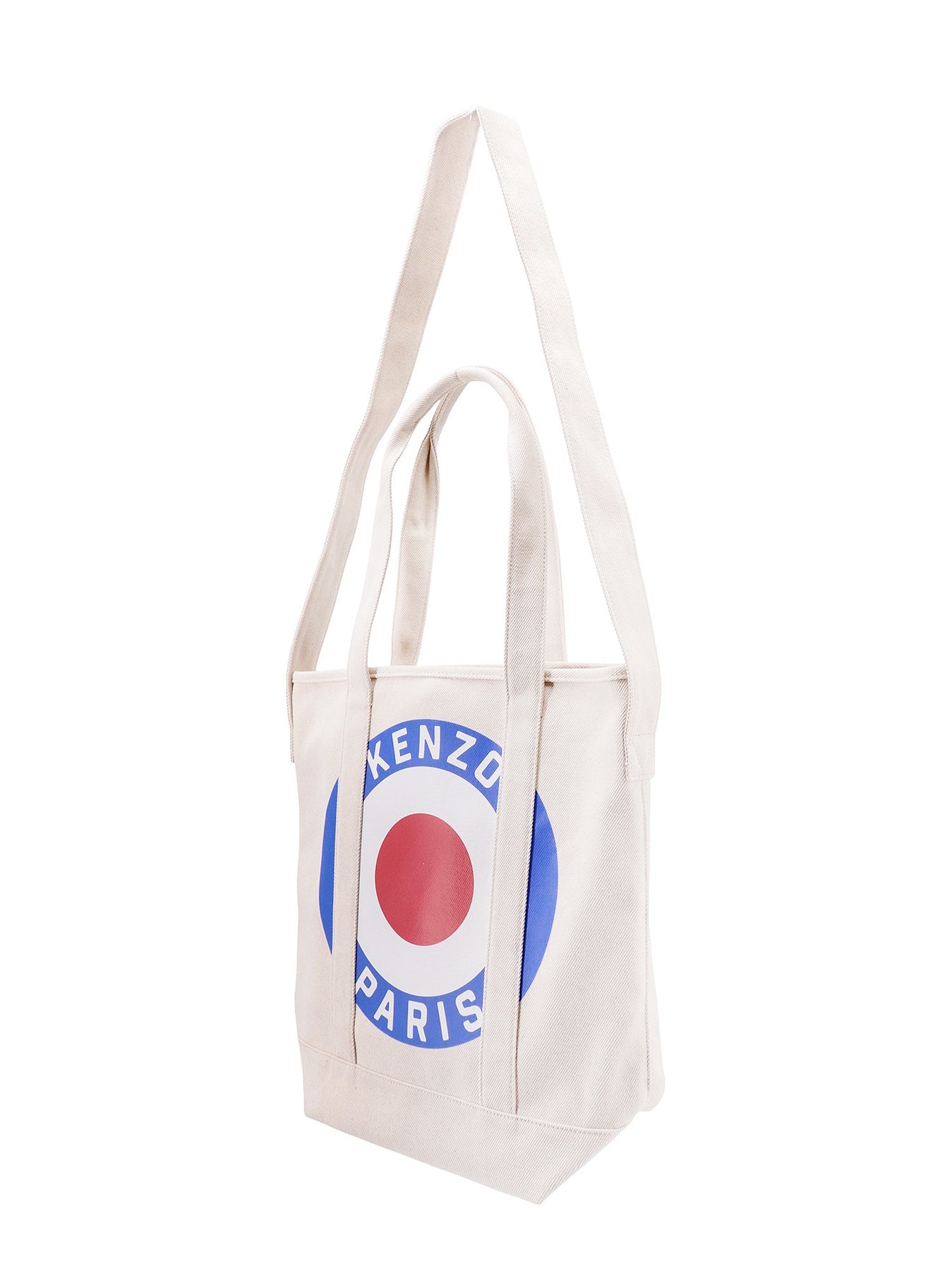 Canvas shoulder bag with Kenzo Target print - 3