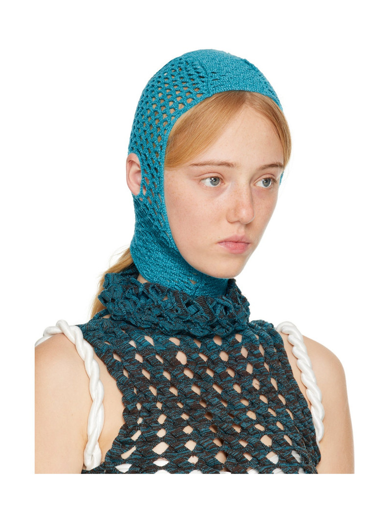 ISA BOULDER Blue Map Balaclava outlook
