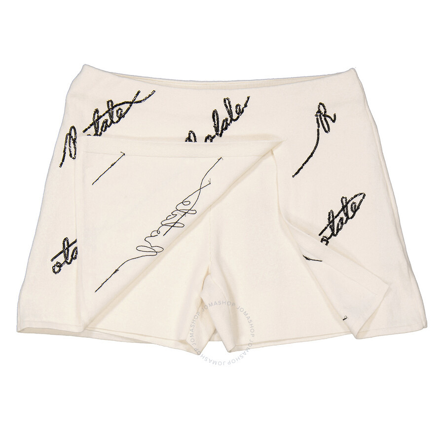 Rotate Sequin Logo Mini Skirt, Brand Size 38 (US Size 4) - 2