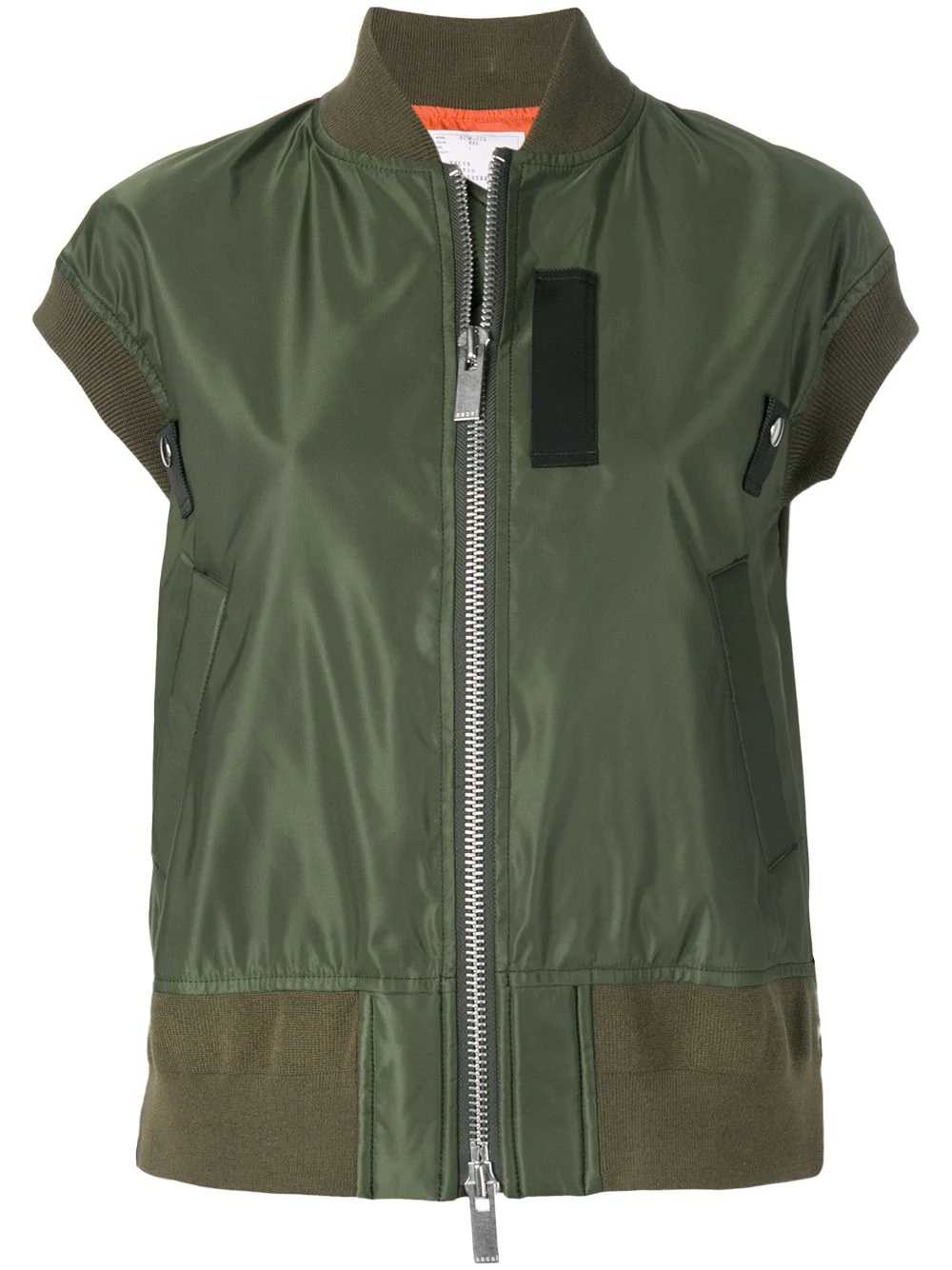 shortsleeved bomber jacket - 1