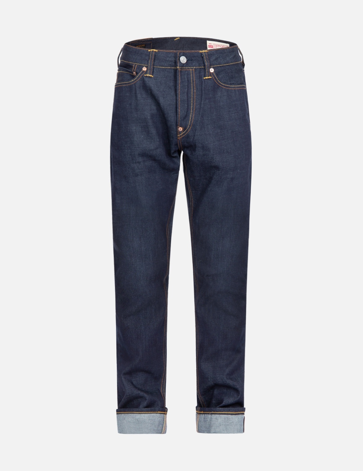 BROCADE-PATTERN SEAGULL EMBROIDERY CARROT-FIT JEANS #2017 - 1