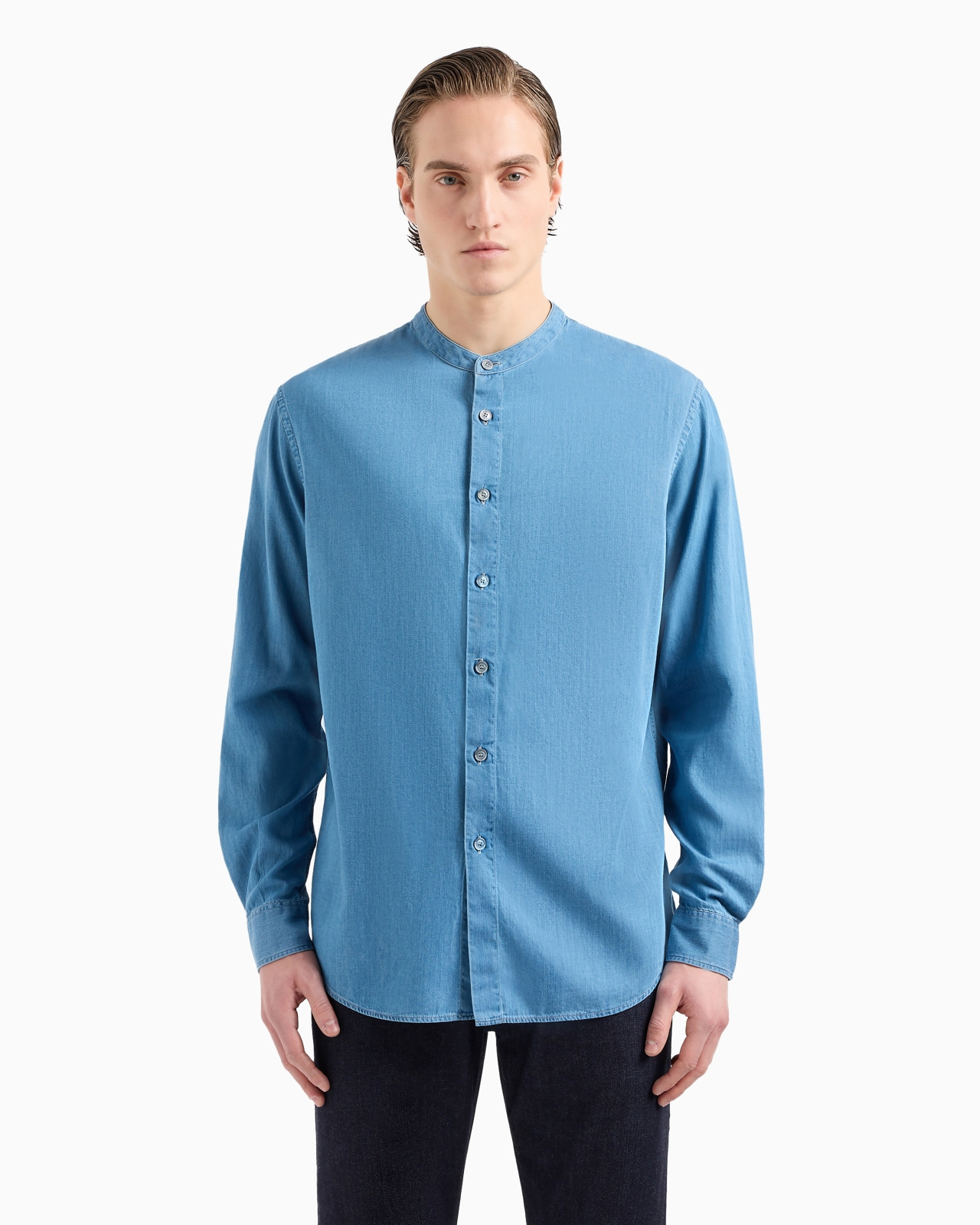 Denim Collection cotton denim shirt - 4