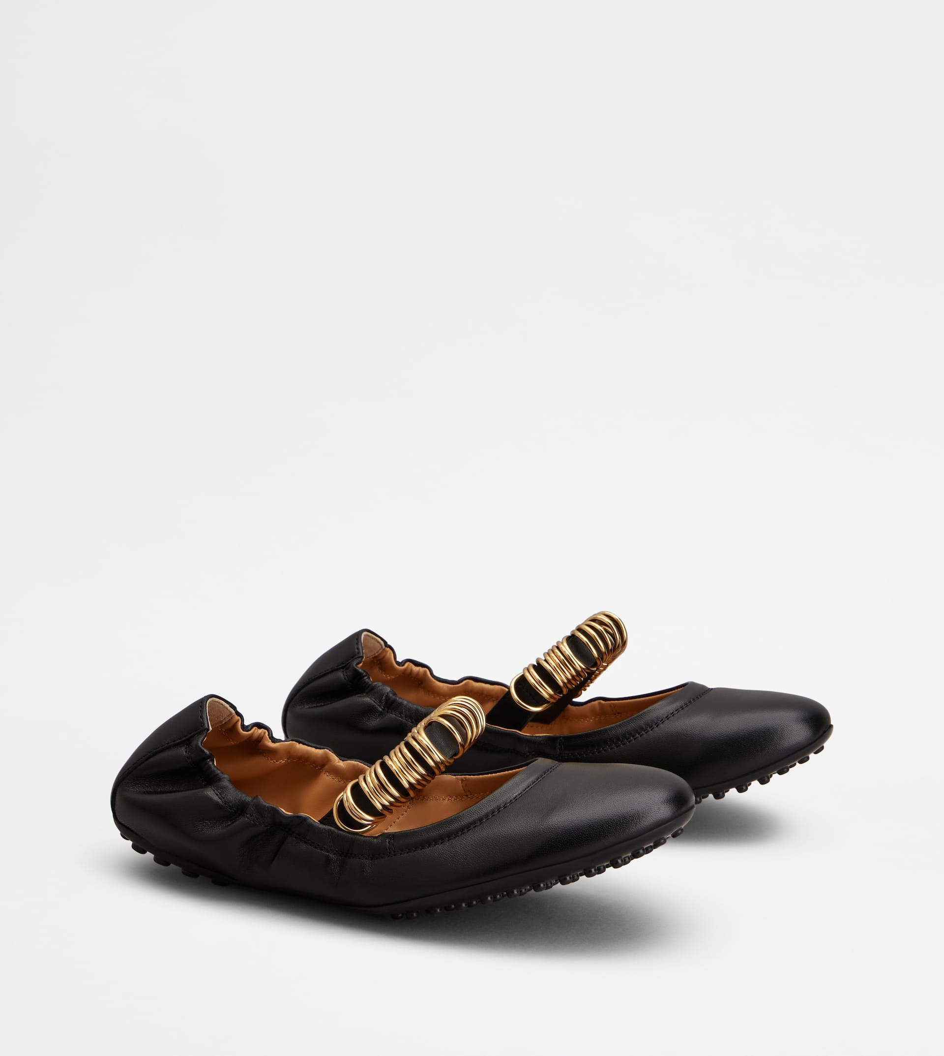 BALLERINAS IN LEATHER - BLACK - 2