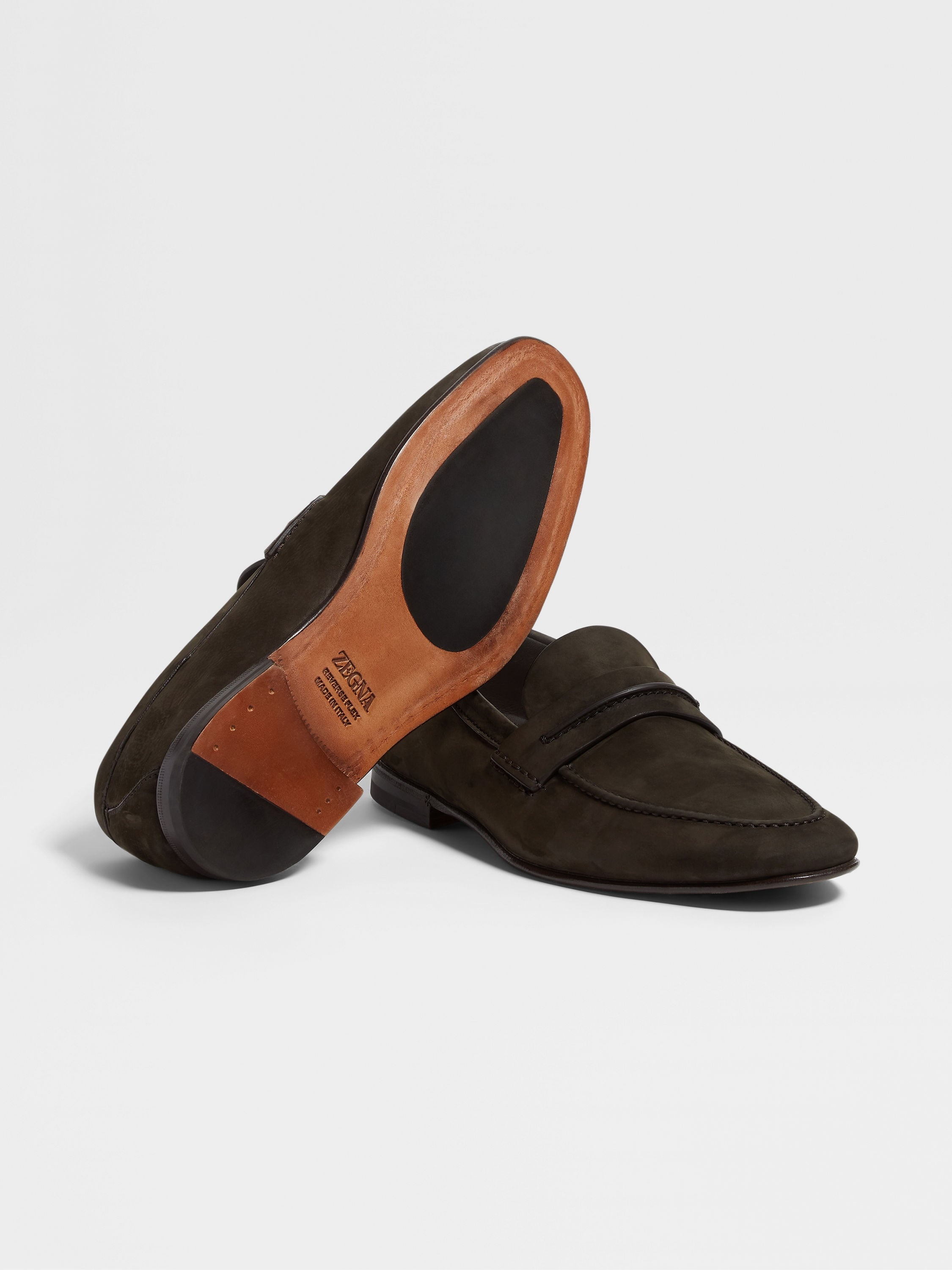 DARK BROWN SECONDSKIN MOCASSIN LOAFER - 2