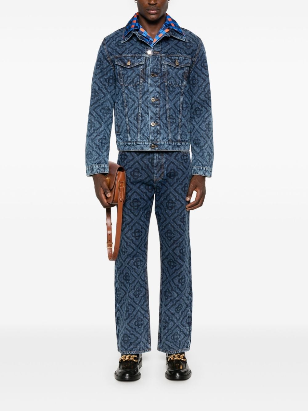 Laser Monogram jeans - 2