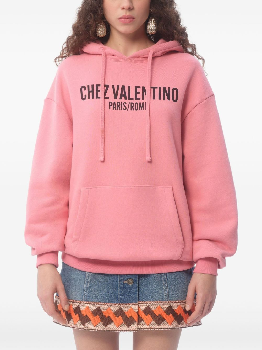 logo-print hoodie - 3