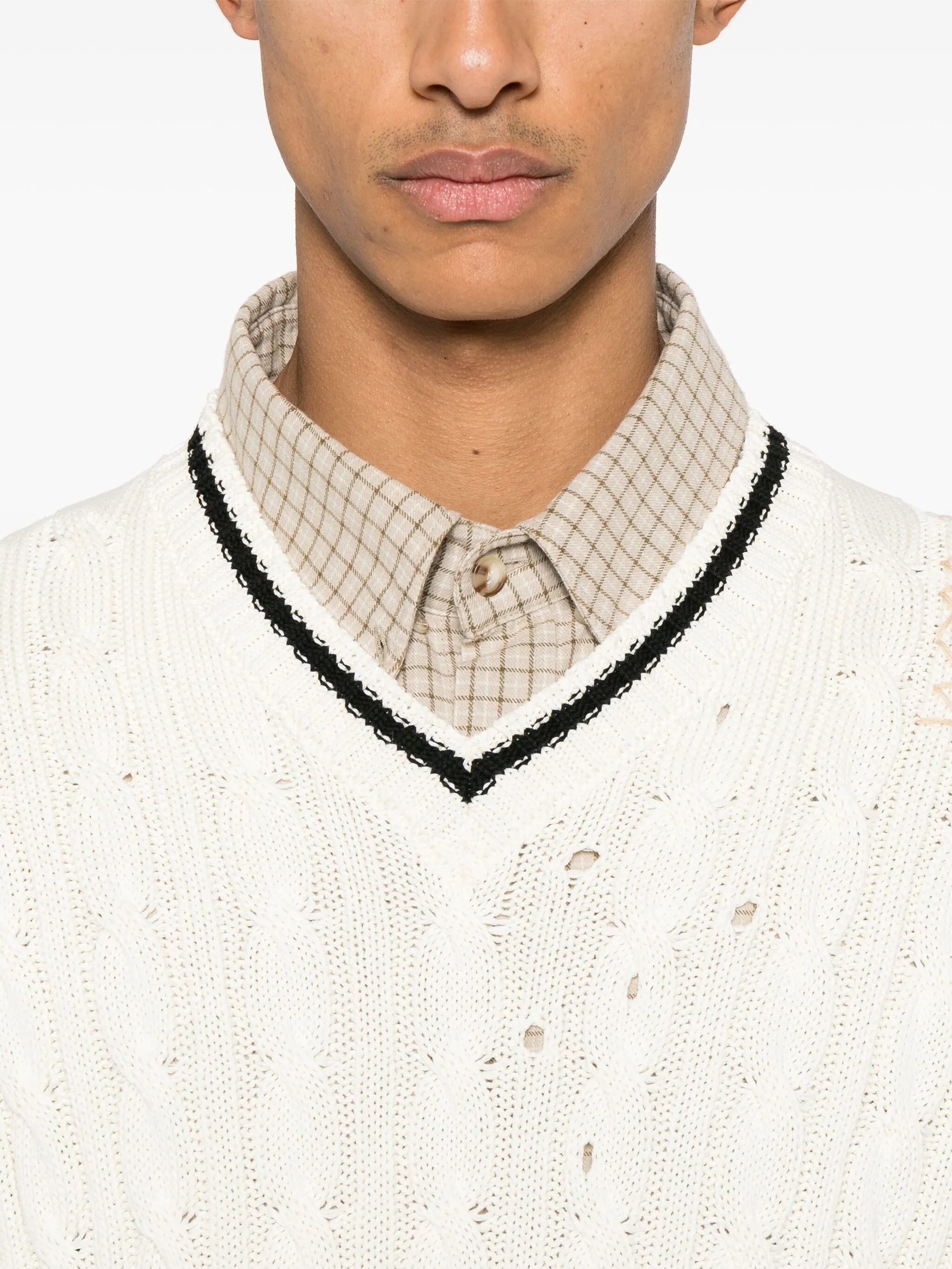Cable-knit Sweater - 4