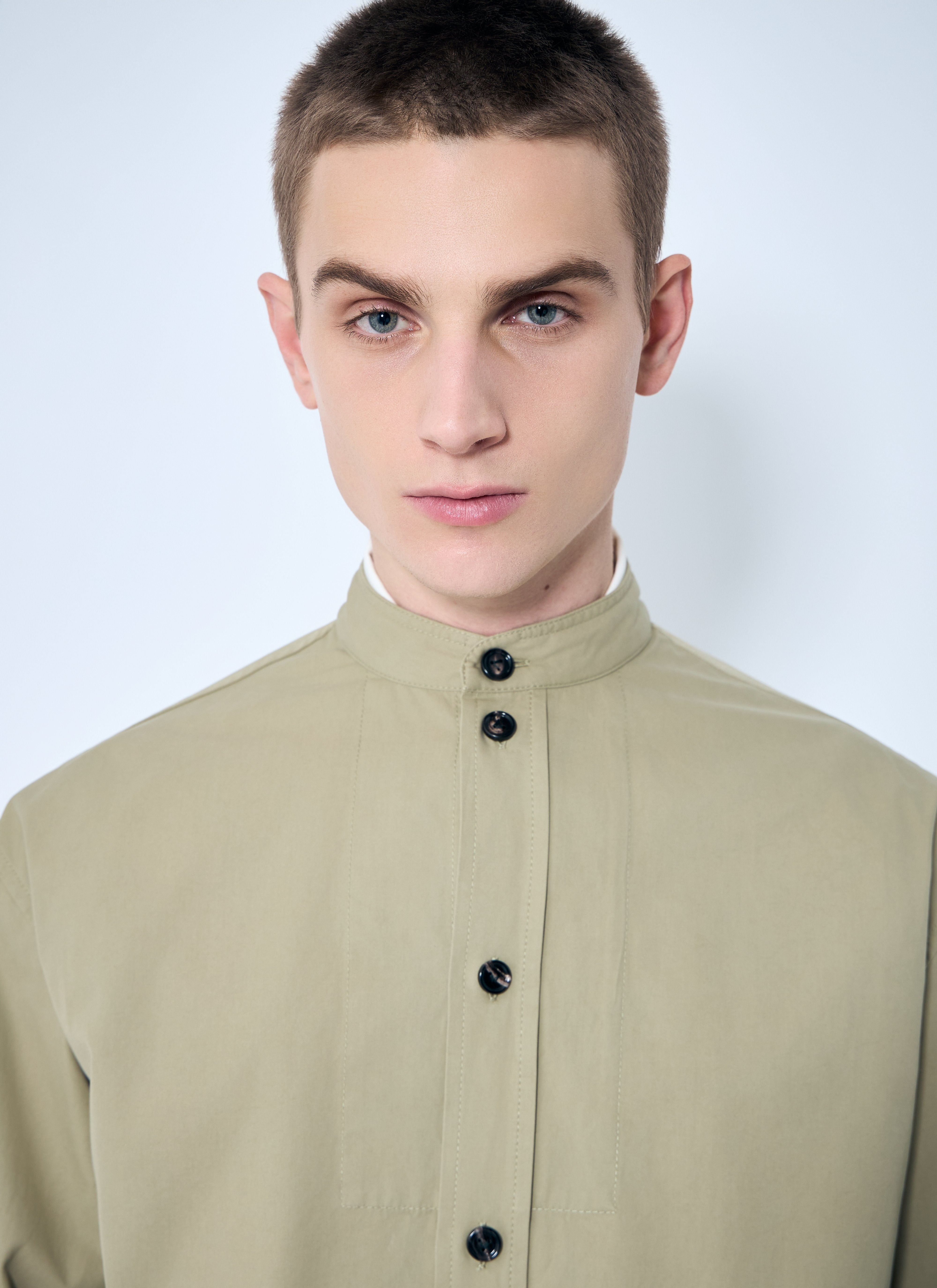 Bottega Veneta Men Light-Cotton Twill Overshirt - 5