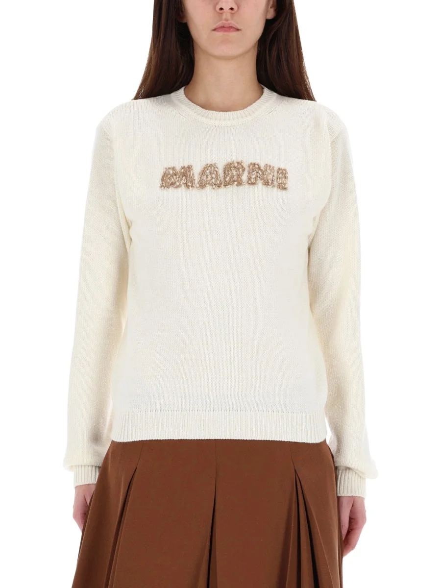 Marni Women Jersey With Logo - 1