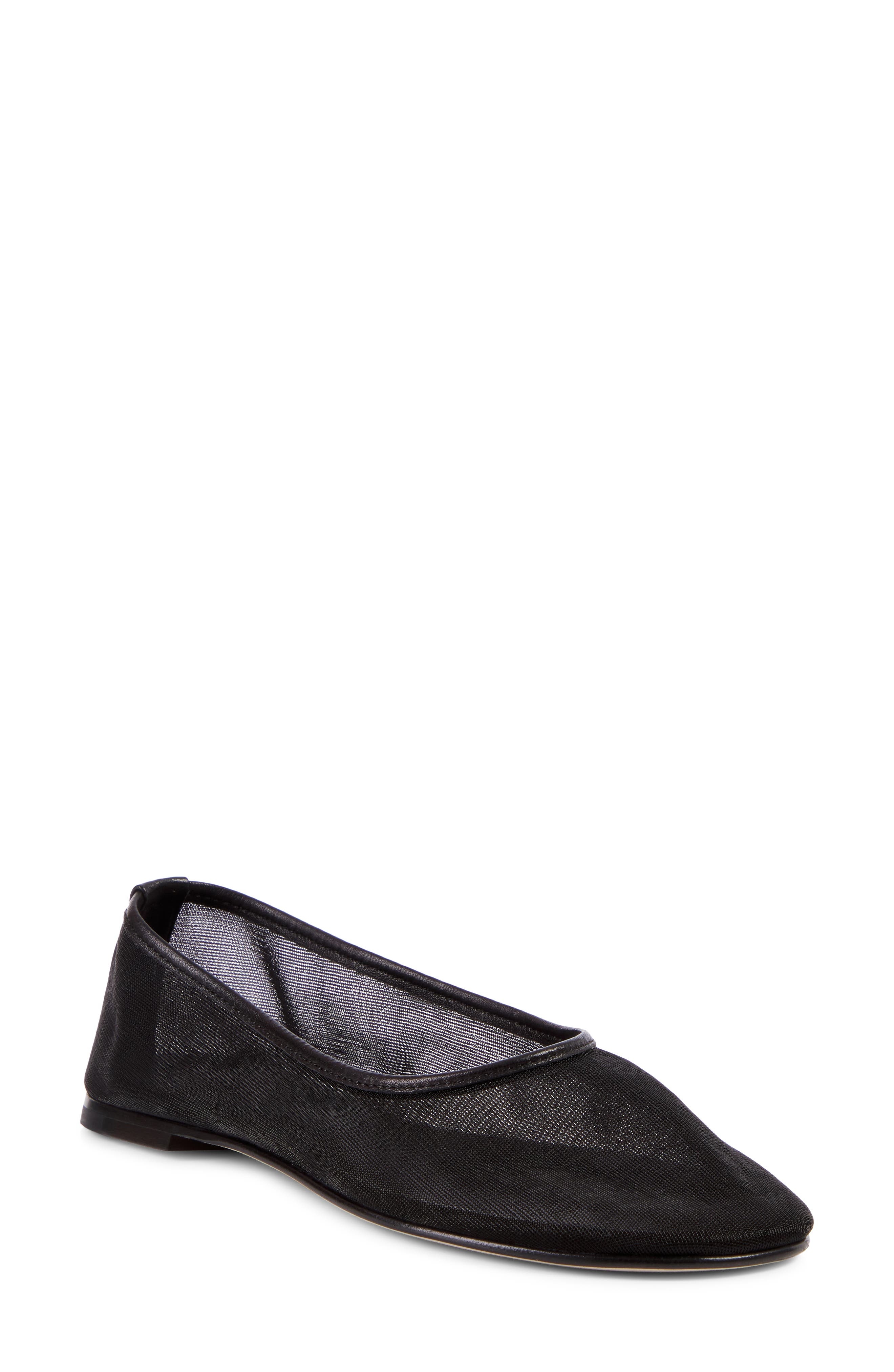 Dear Frances Balla Mesh Ballet Flat in Black at Nordstrom - 1