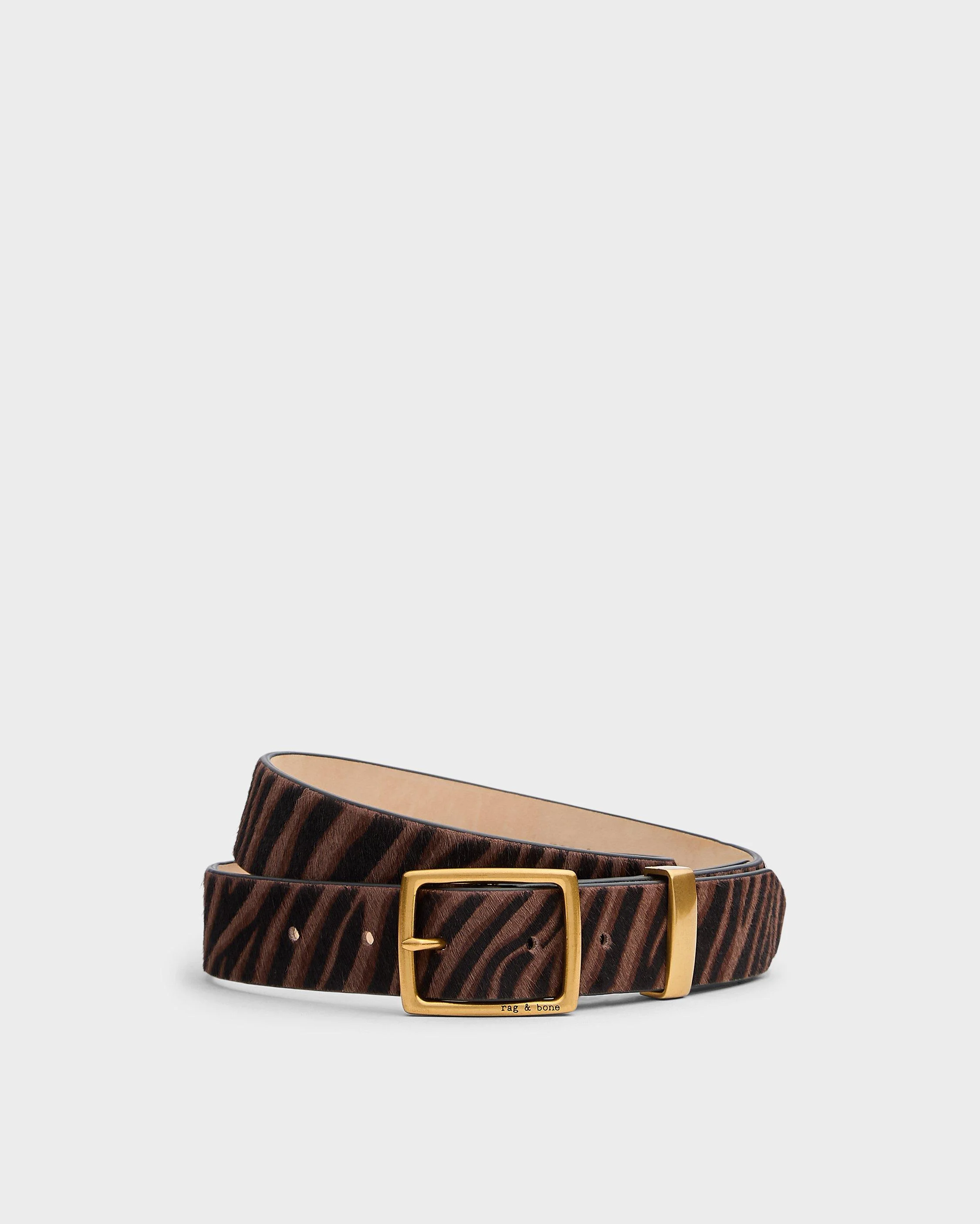 X Boyfriend Calf Hair Belt - 1