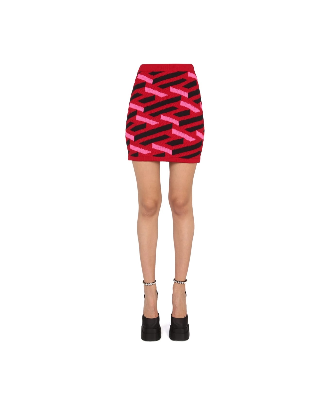 La Greca Knit Skirt - 1