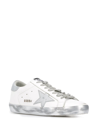 Golden Goose metallic detail low top sneakers outlook