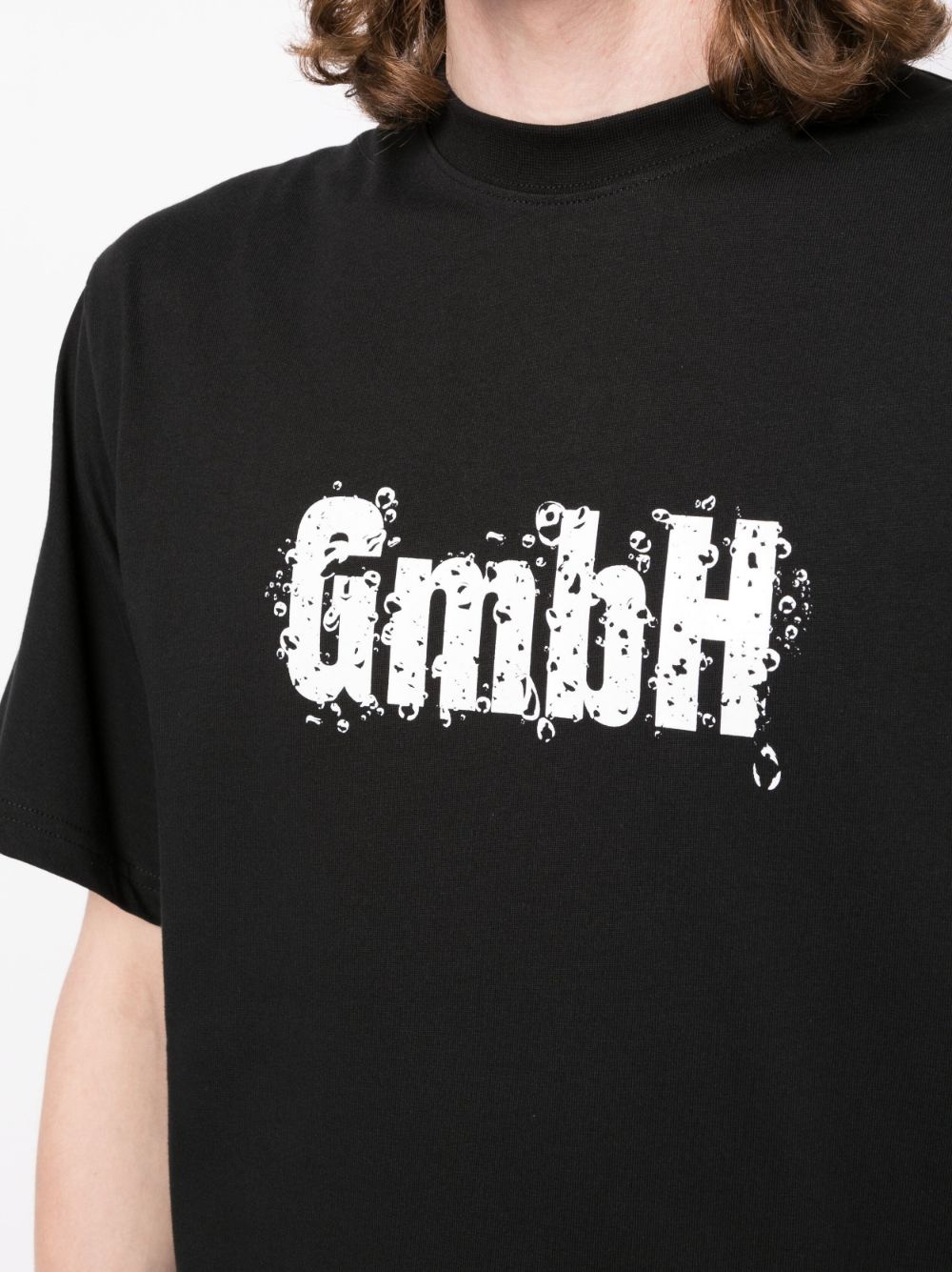 logo-print crew-neck T-shirt - 5