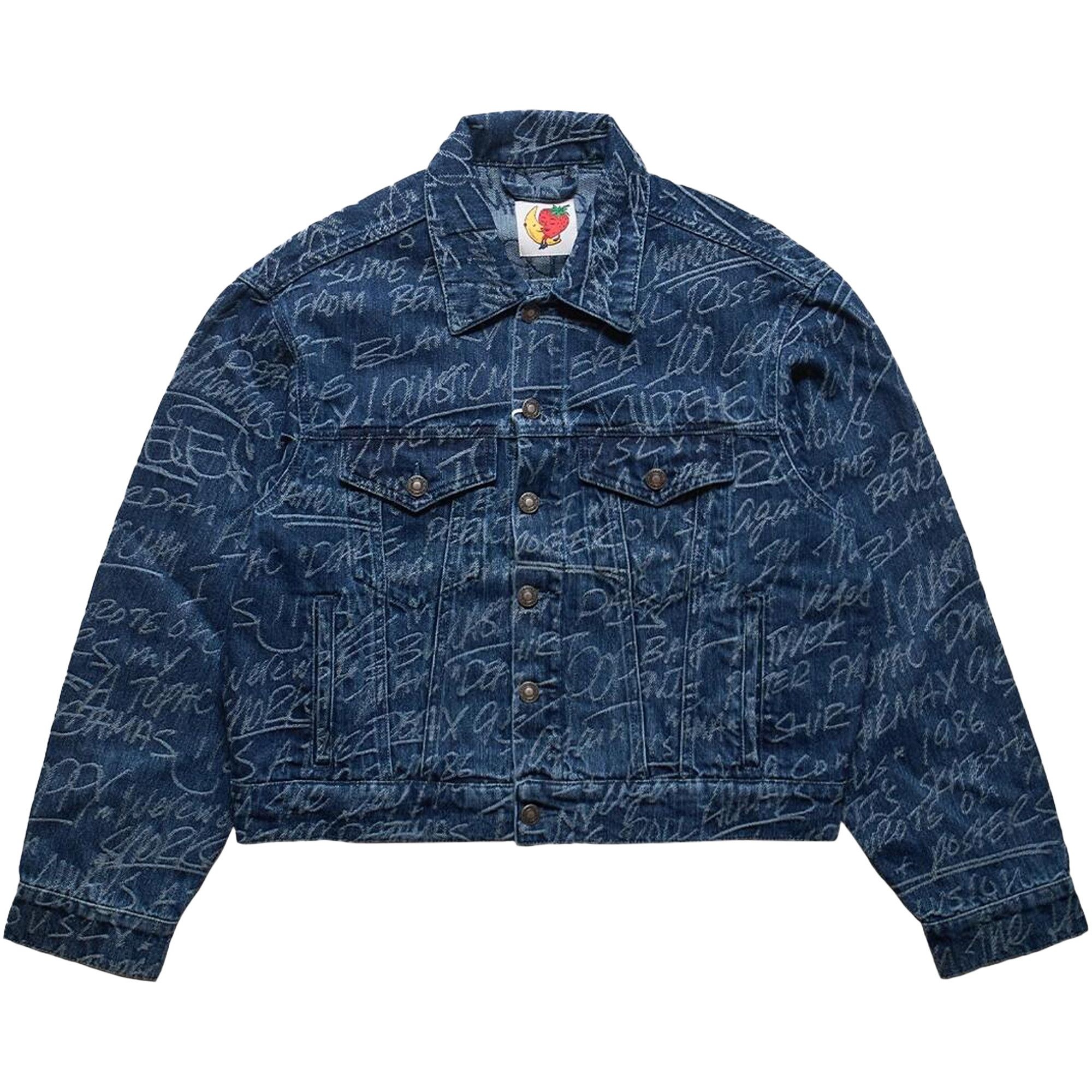 Sky High Farm Workwear KS Graffiti Denim Jacket 'Blue' - 1
