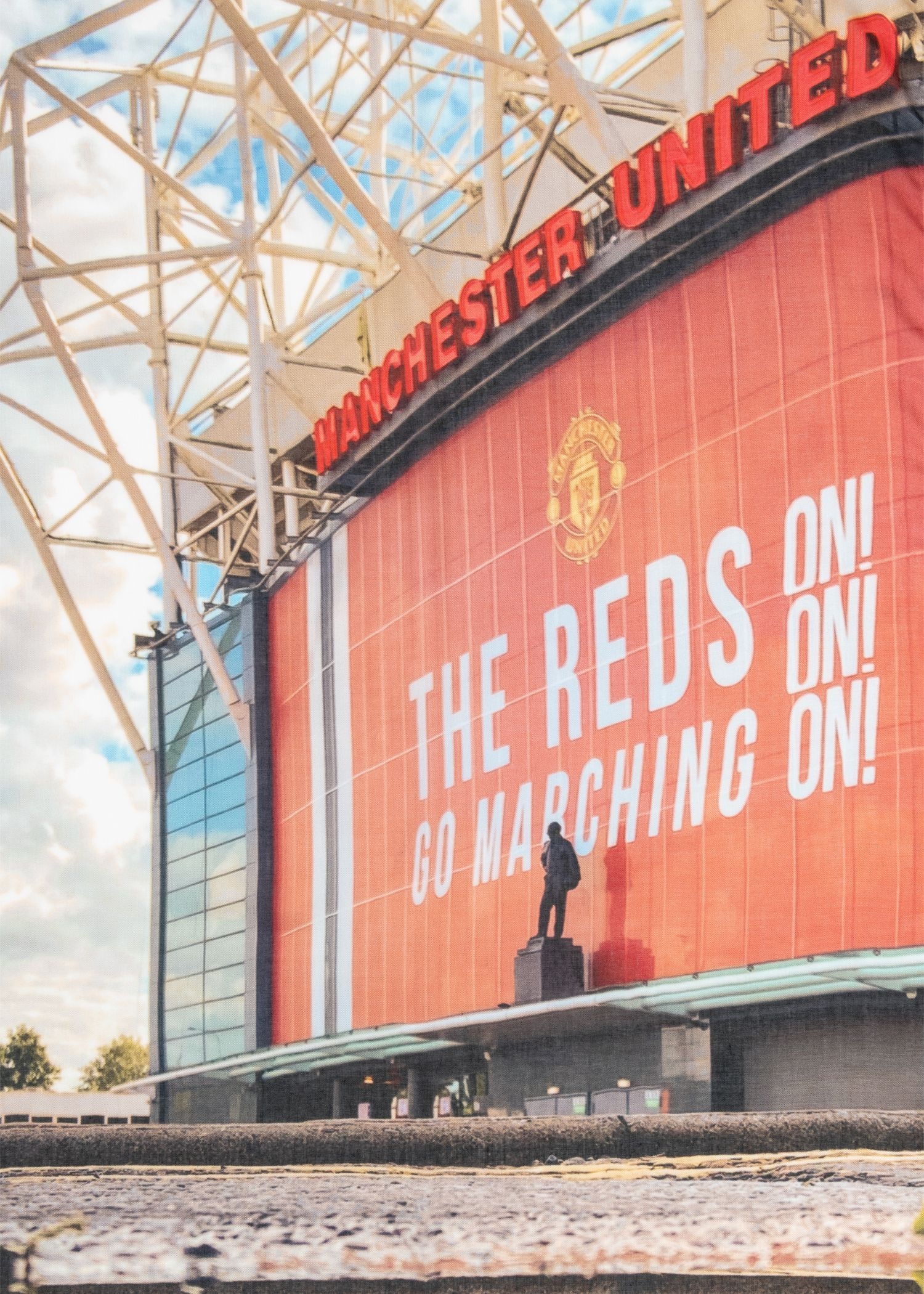 Paul Smith & Manchester United - 'Stadium' Print Scarf - 2