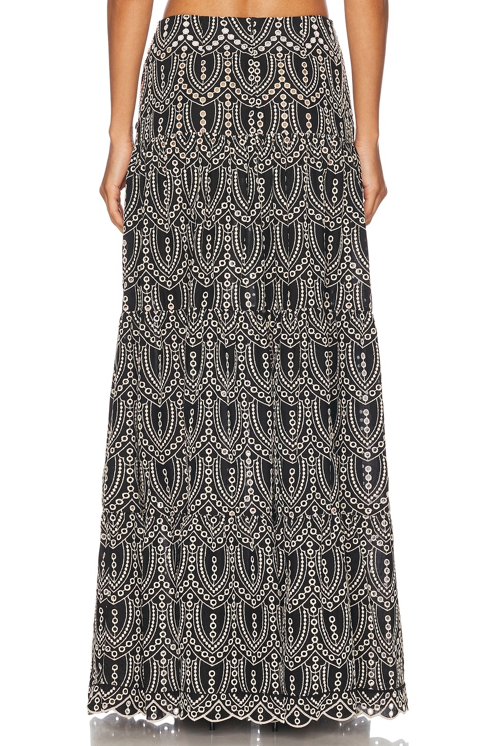 Palm Rhythm Maxi Skirt - 4