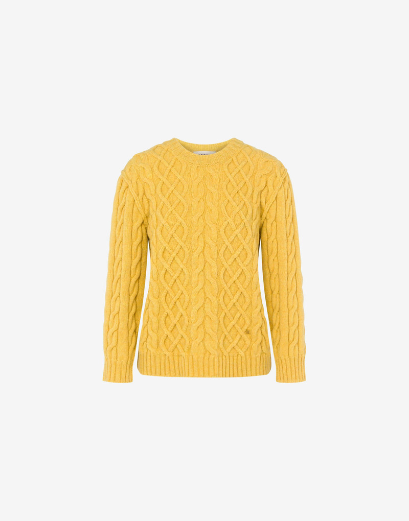 PULLOVER IN SHETLAND GOLDEN M 1