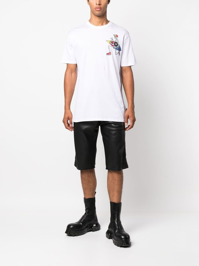 PHILIPP PLEIN Hawaii graphic-print cotton T-shirt outlook