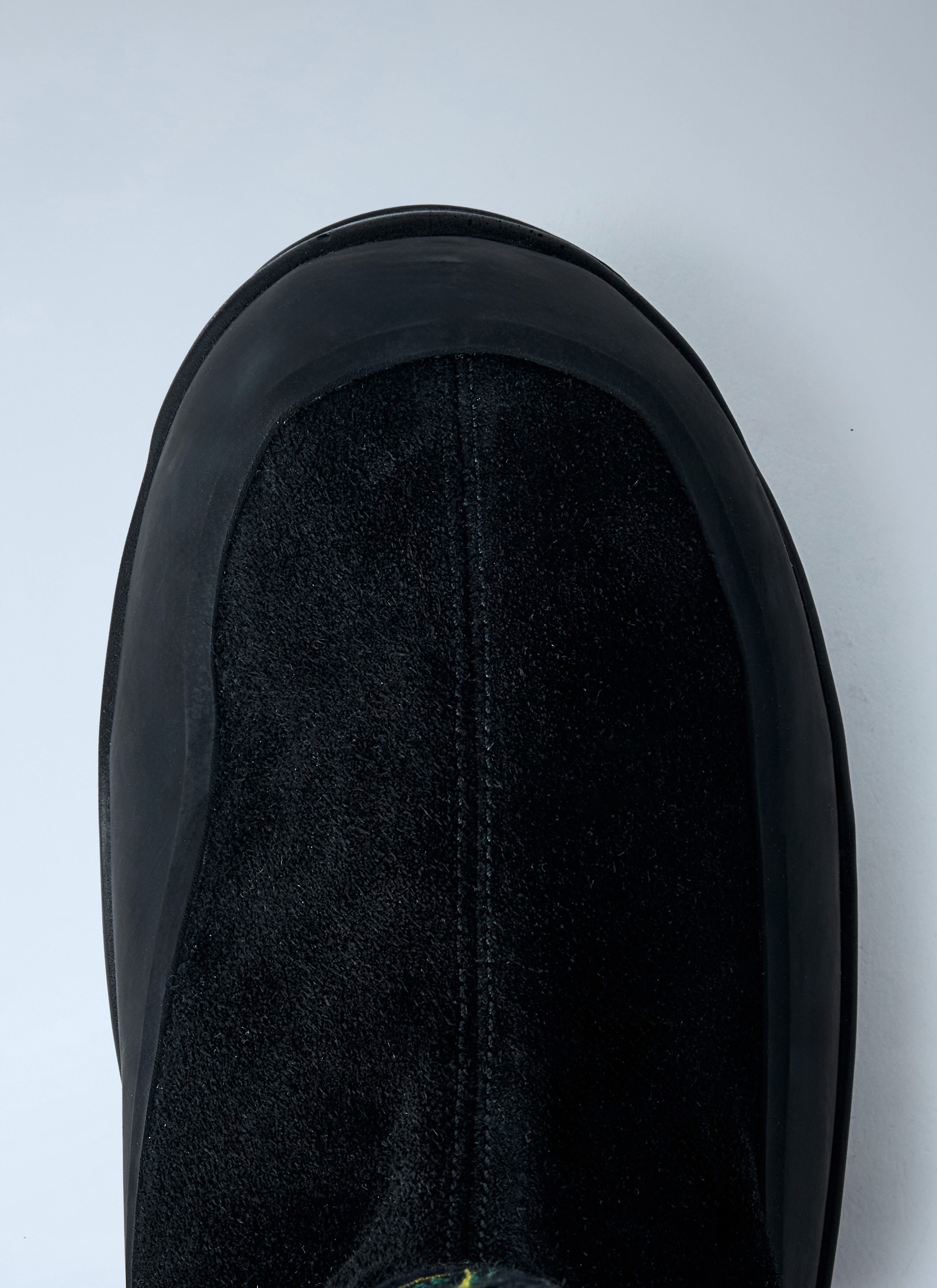 Suede Logo Patch Boots - 6
