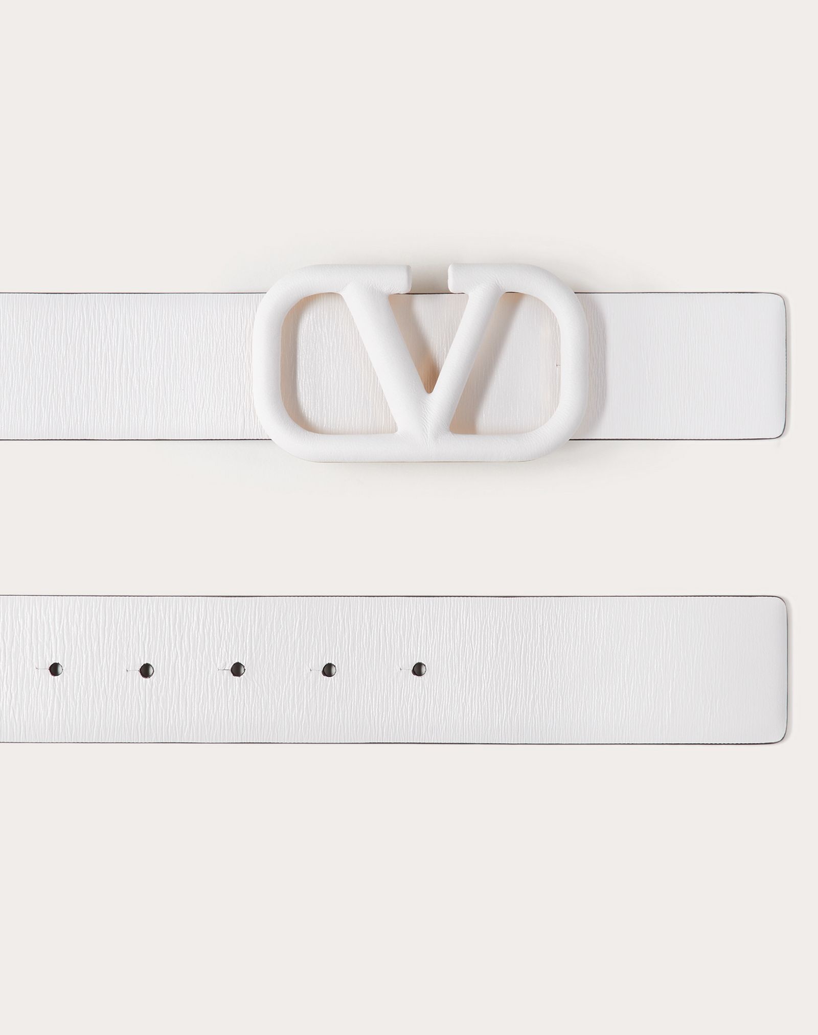 VLOGO SIGNATURE BELT IN GLOSSY CALFSKIN 40MM - 3