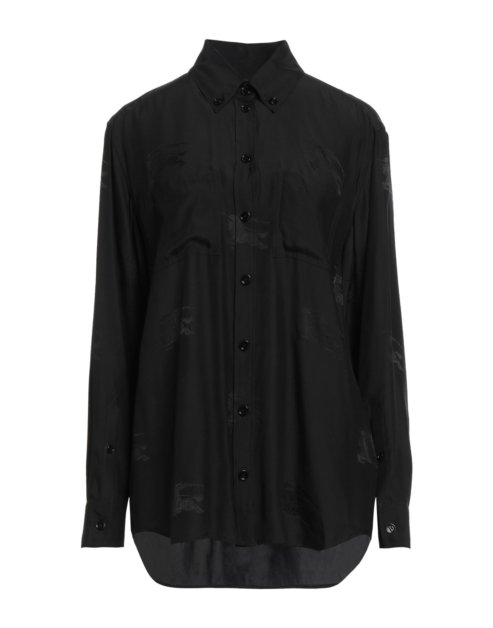 Black Women's Patterned Shirts & Blouses - 1