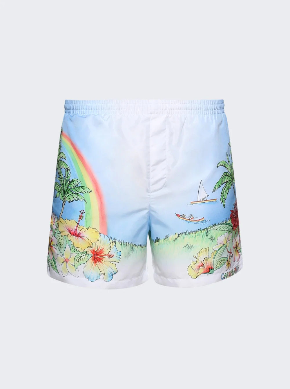 Aloha Printed Swim Shorts Multicolor - 1