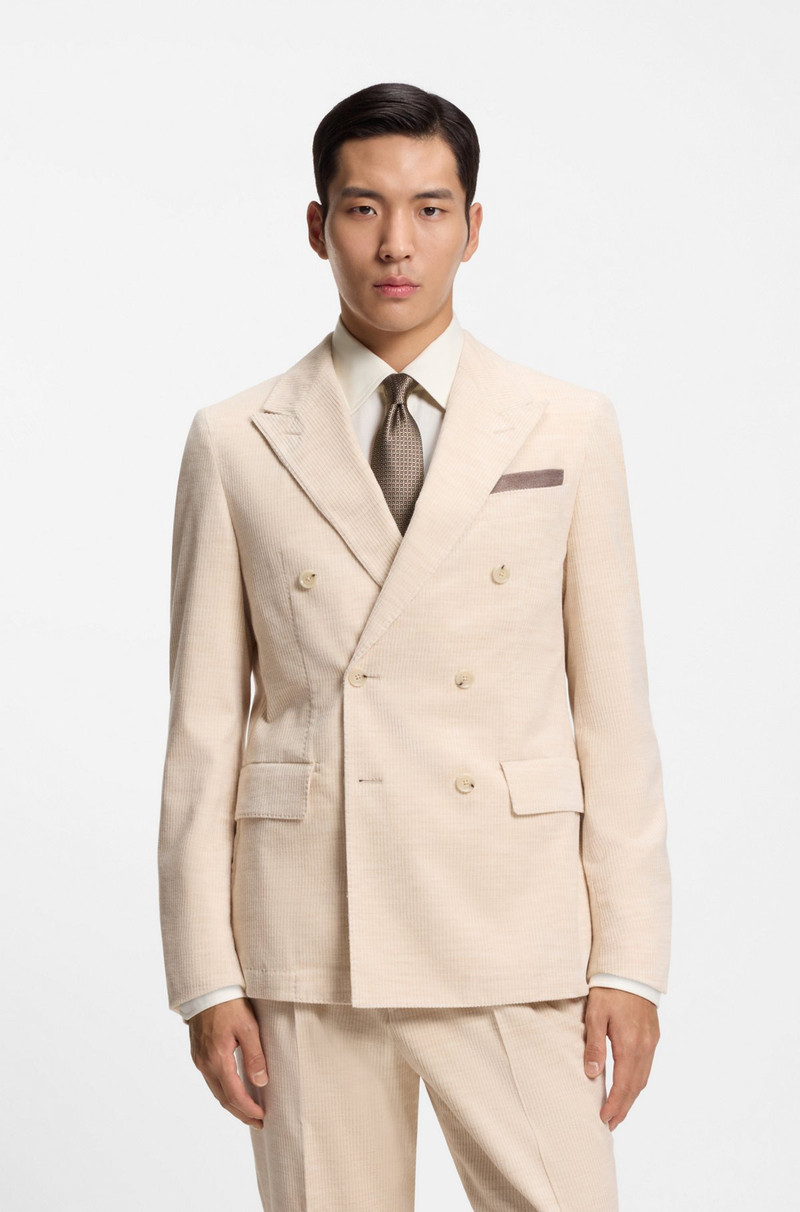 BOSS ITALIAN-MADE TIE IN SILK JACQUARD outlook