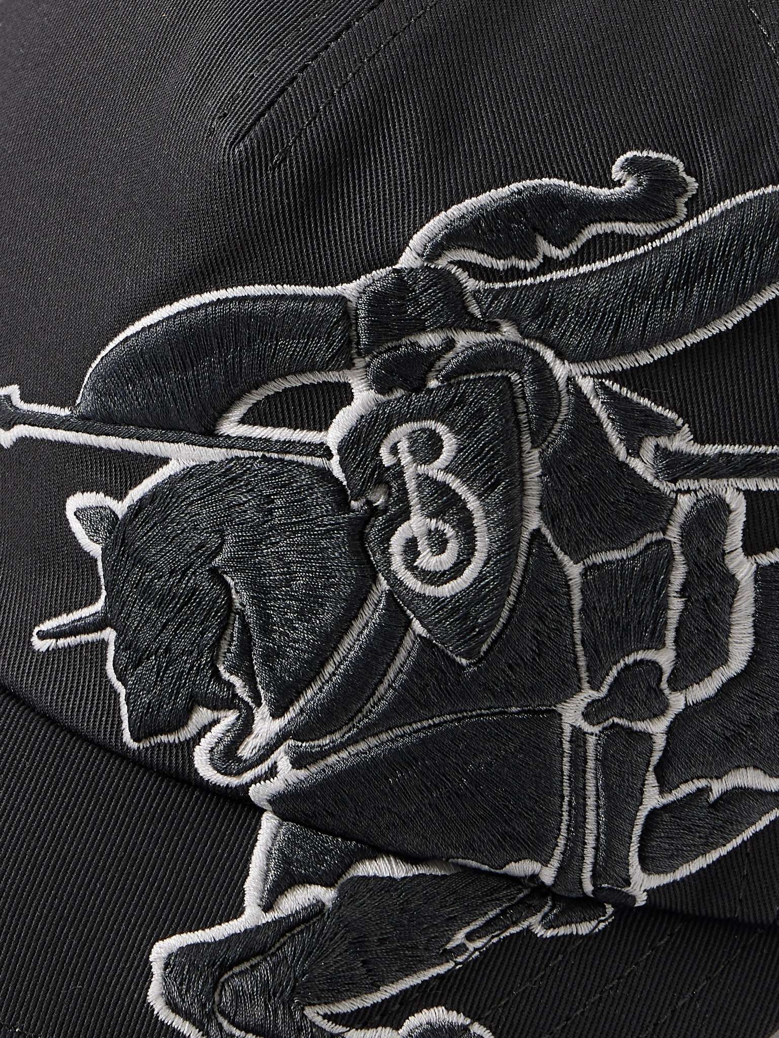 Appliquéd Cotton-Twill Baseball Cap - 4
