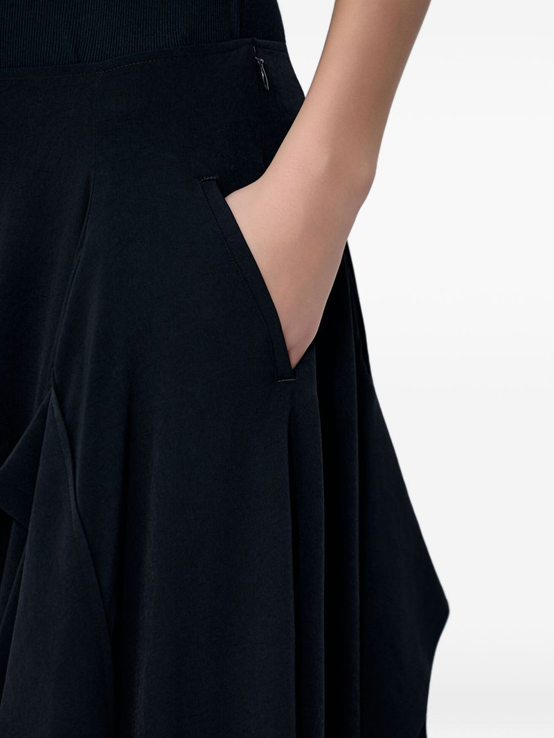 panelled flared midi skirt 4