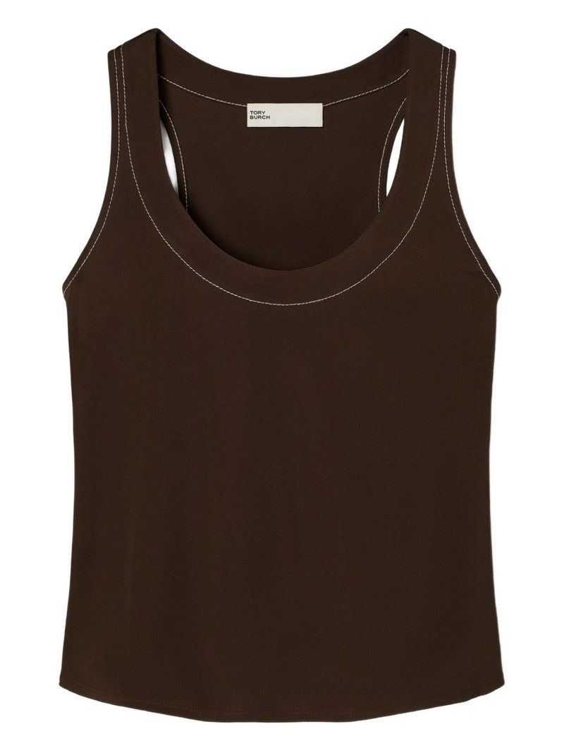 contrast-stitched tank top 1