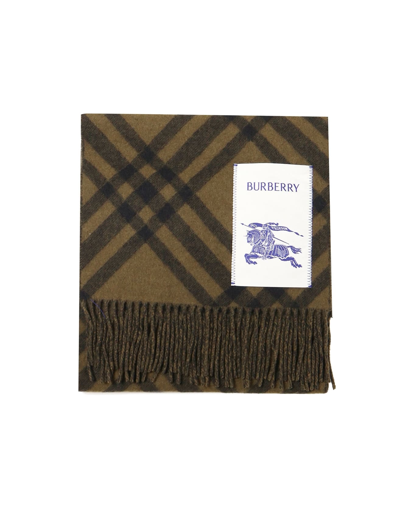 Vintage Check Scarf In Cashmere - 1