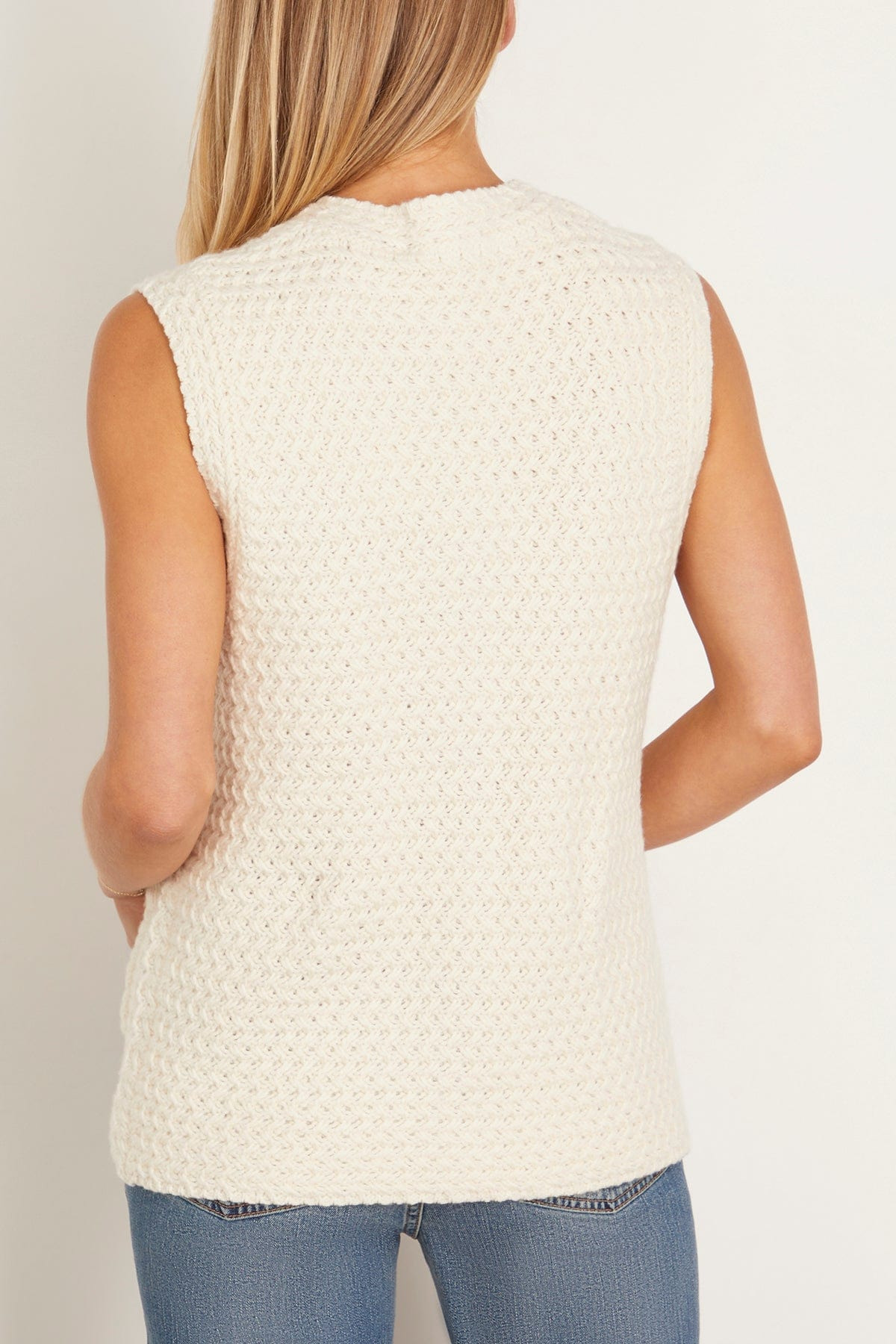 Elisabeth Vest in Ecru - 4