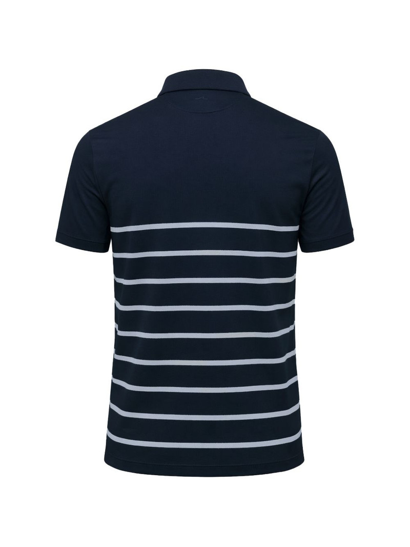 Paul & Shark striped pattern polo shirt outlook