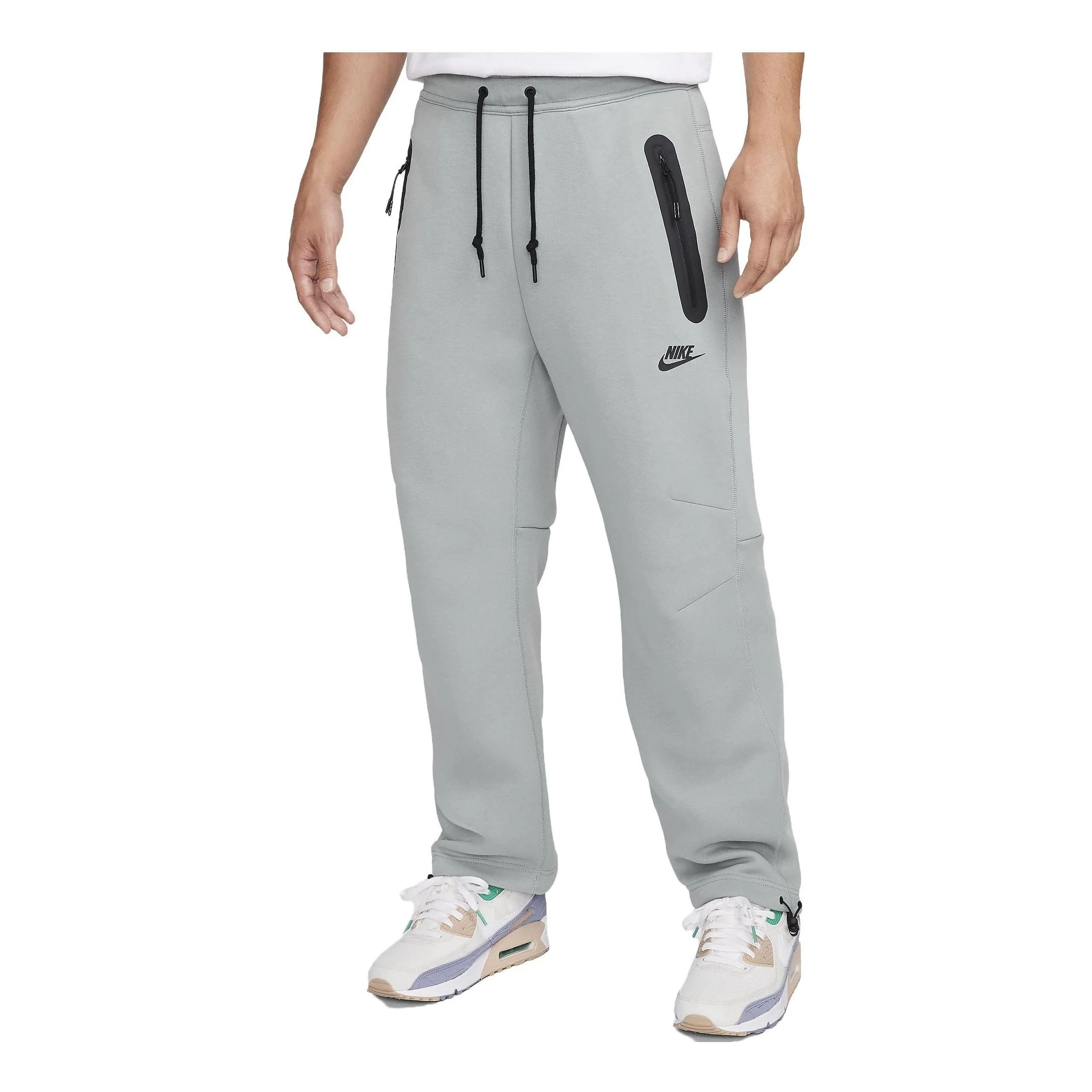 Nike Sportswear Tech Fleece Open-Hem Tracksuit Bottoms 'Grey' FB8013-330 - 1