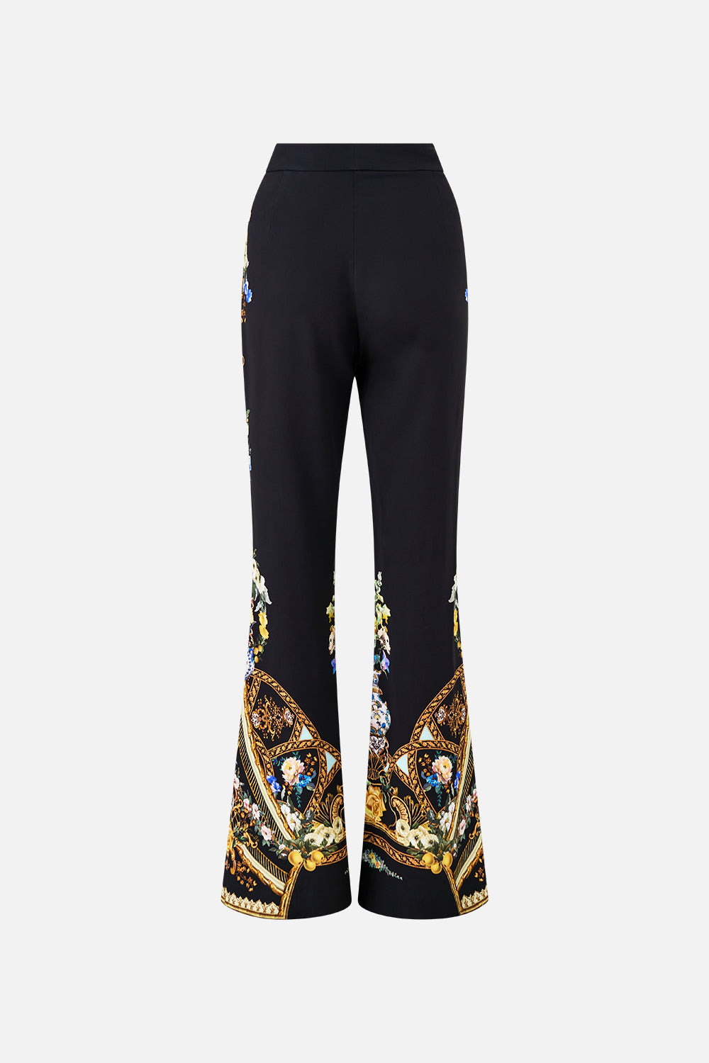 FLARE TROUSER WITH SEAM DETAIL - 8