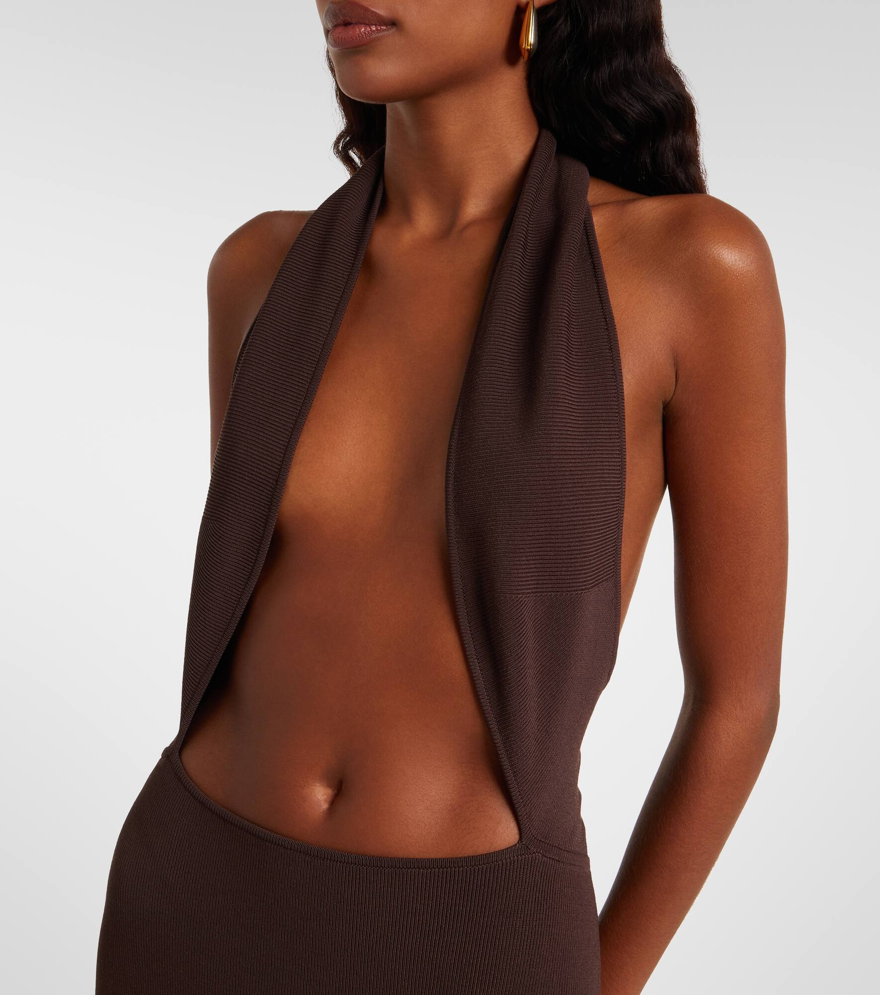 Jersey maxi dress - 4