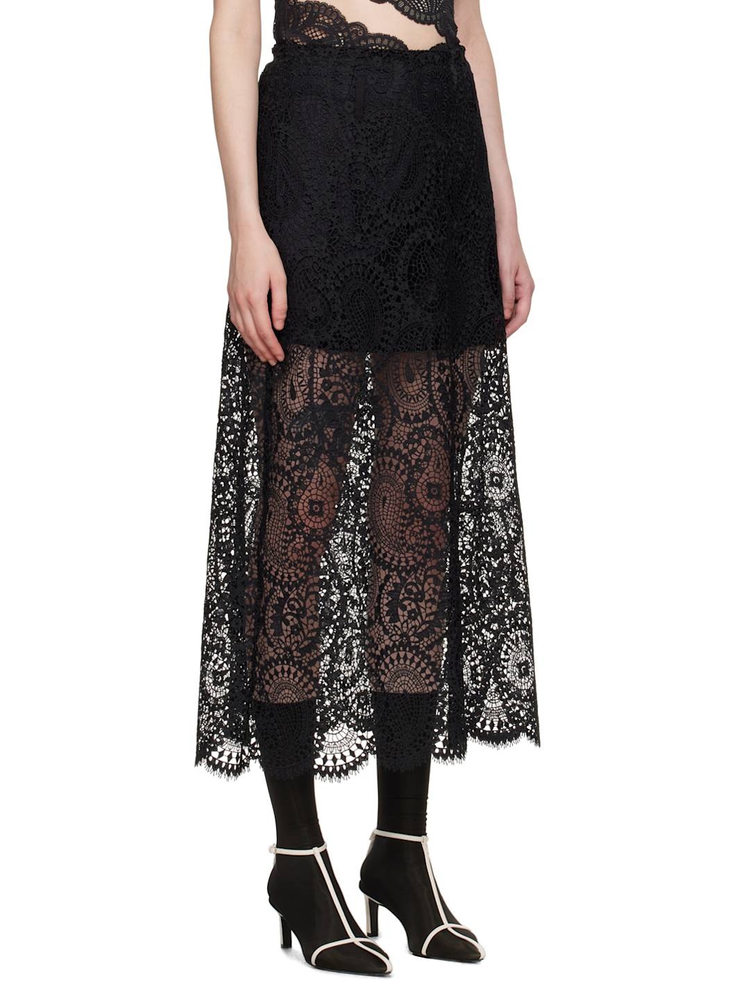 SSENSE Exclusive Black Dion Midi Skirt - 2